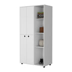 35" White Wood Single Drawer Dresser