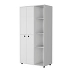 35" White Wood Single Drawer Dresser
