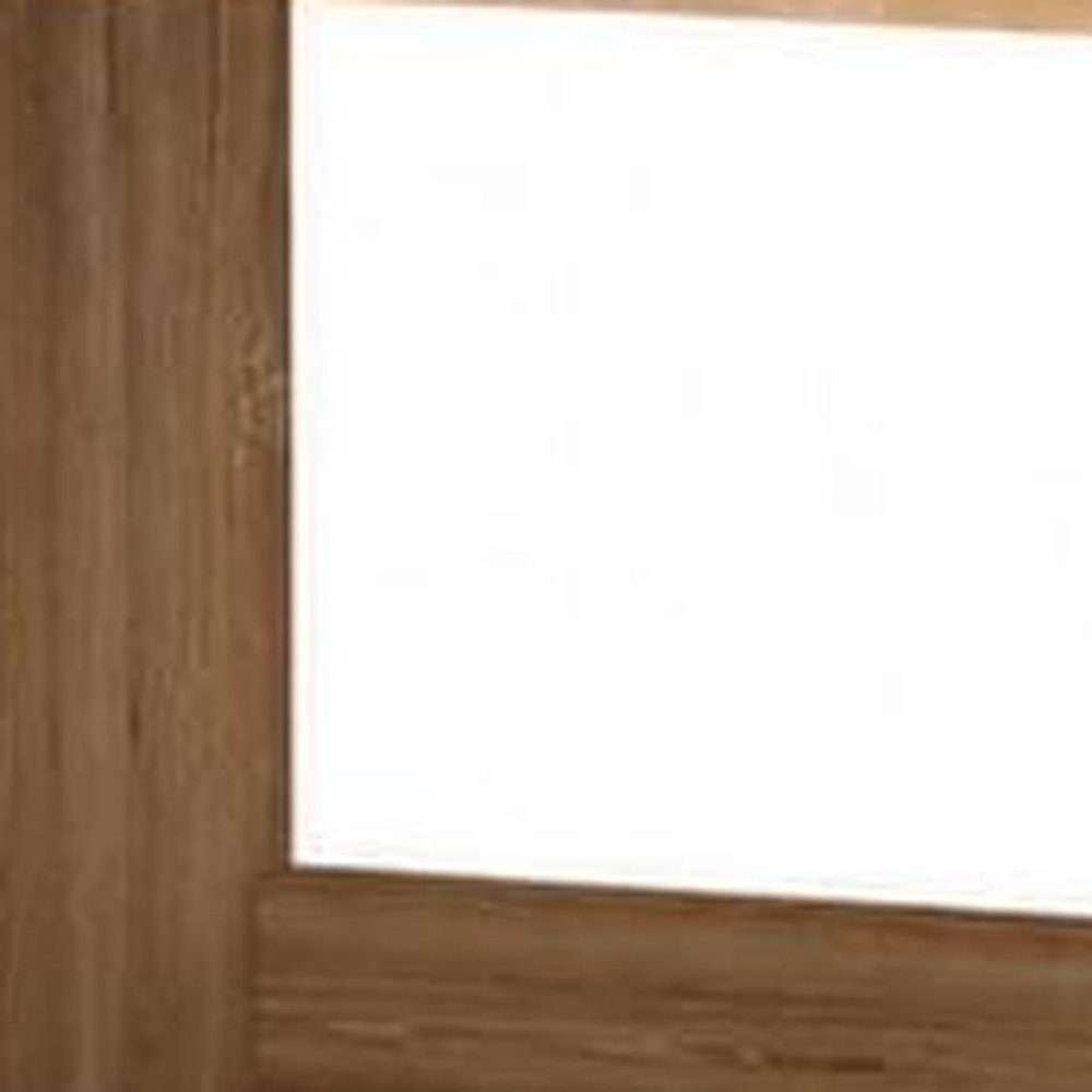 39" Natural Wood Freestanding Bathroom Vanity And Four Drawers