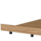 Beige Wood Twin Bed Frame