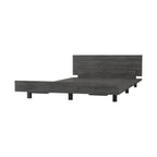 Beige Wood Twin Bed Frame