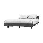 Beige Wood Twin Bed Frame