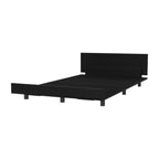 Beige Wood Twin Bed Frame
