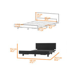 Beige Wood Twin Bed Frame