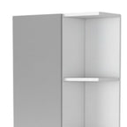 20" White Wood Accent Cabinet With Single Door