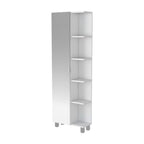 20" White Wood Accent Cabinet With Single Door