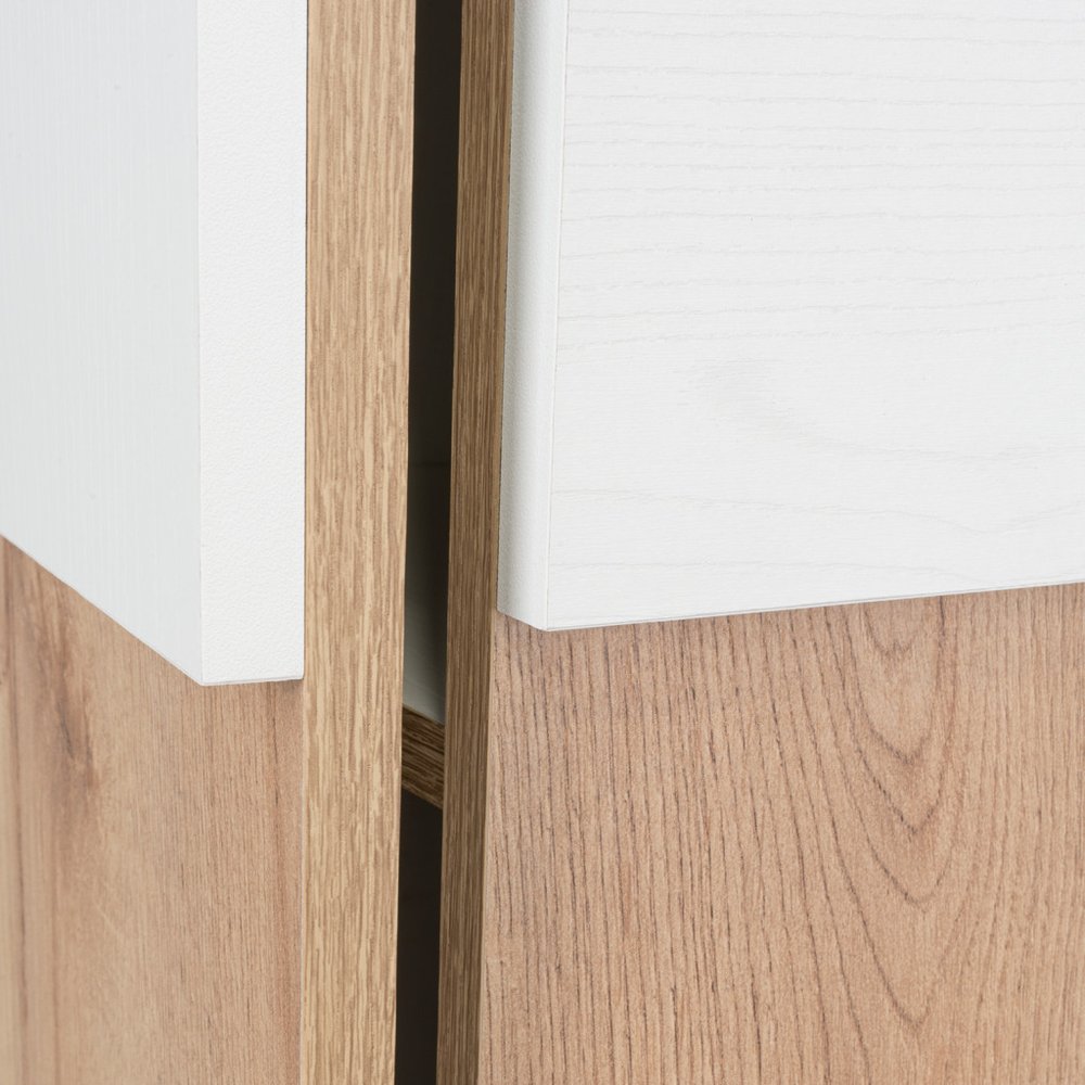 13" Natural Wood Wall Mounted Single Door Medicine Cabinet