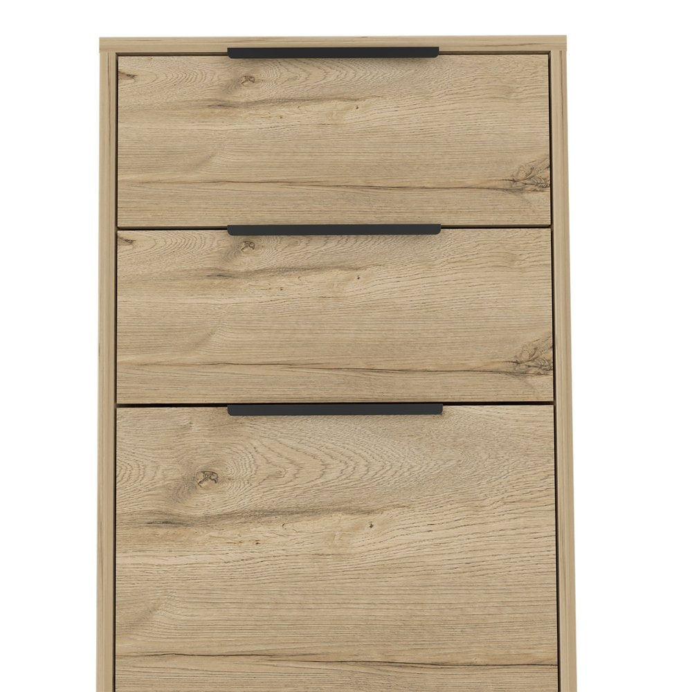 47" Natural Wood Four Drawer Double Dresser