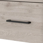10" Gray Wood One Drawer Floating Nightstand