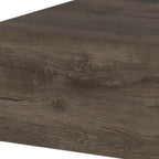 16" Brown Wood One Drawer Floating Nightstand