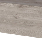 16" Gray Wood One Drawer Floating Nightstand