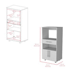 48" White Wood Pantry Or Storage Closet