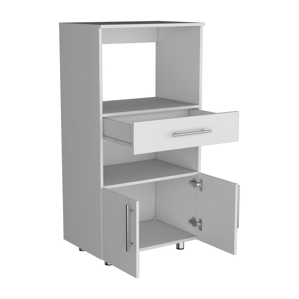 48" White Wood Pantry Or Storage Closet
