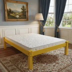 Canary Yellow Solid Wood Twin Bed Frame