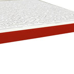 Red Solid Wood Twin Bed Frame