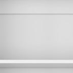 Set of Three White Wood Five Tier Modular Bookcase with Two Doors