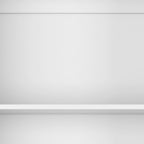 Set of Three White Wood Fourteen Tier Modular Bookcase