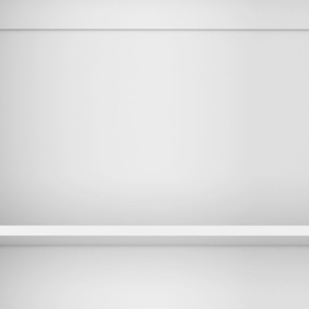 Set of Three White Wood Twelve Tier Modular Bookcase with Two Doors