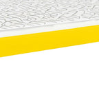 Canary Yellow Solid Wood Queen Bed Frame