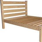 Natural Solid Wood Queen Bed Frame