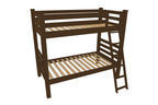 Brown Full Solid Wood Bunk Bed