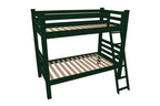 Green Full Solid Wood Bunk Bed