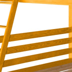 Yellow Full Over Full Solid Wood Bunk Bed