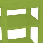 28" Green Solid Wood Nightstand