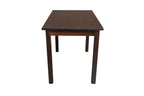 48" Raw Umber Solid Wood Dining Table