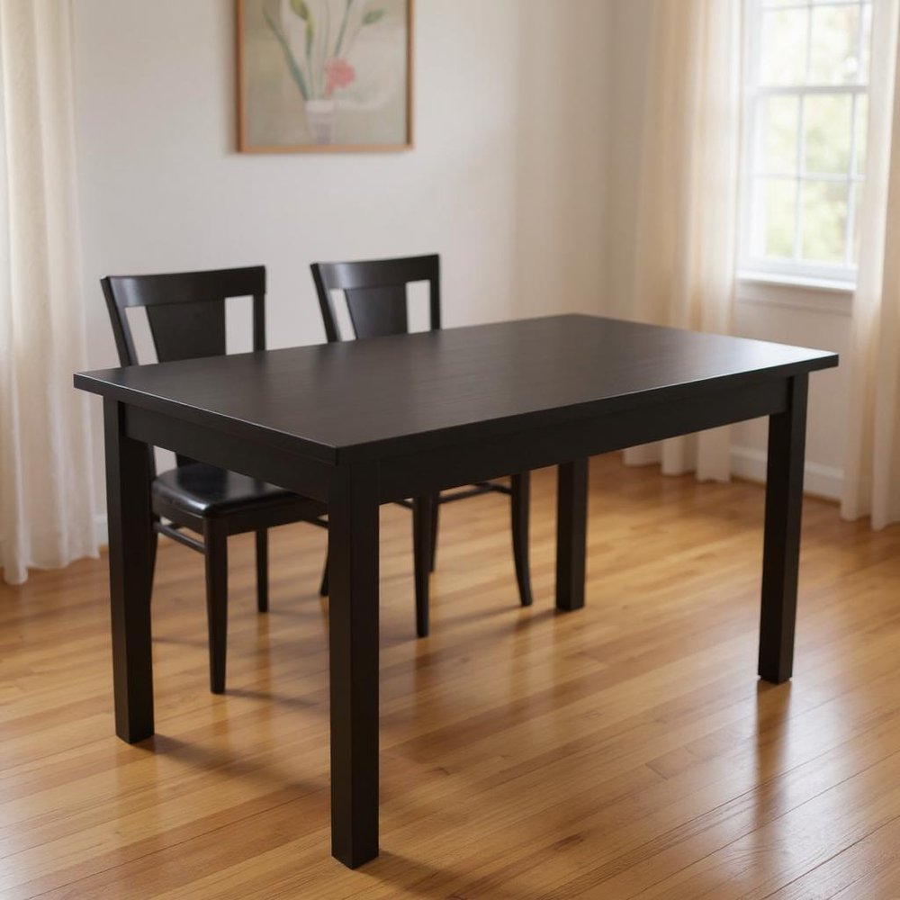 48" Raw Umber Solid Wood Dining Table