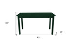48" Raw Umber Solid Wood Dining Table