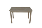 48" Raw Umber Solid Wood Dining Table