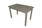 48" Raw Umber Solid Wood Dining Table