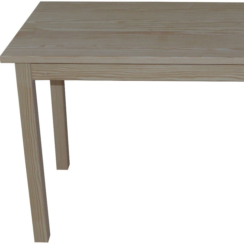 48" Raw Umber Solid Wood Dining Table