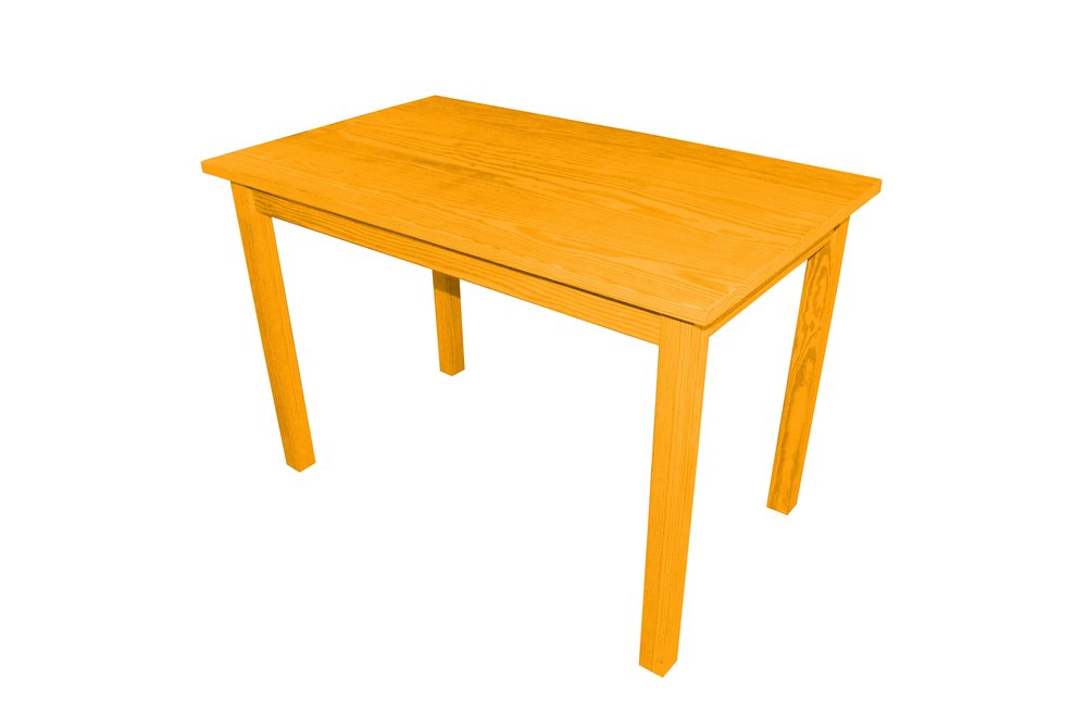 48" Raw Umber Solid Wood Dining Table