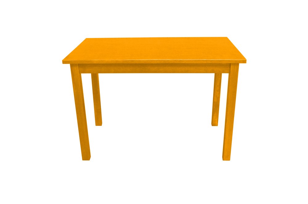 48" Raw Umber Solid Wood Dining Table