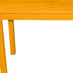 48" Raw Umber Solid Wood Dining Table