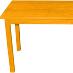 48" Raw Umber Solid Wood Dining Table