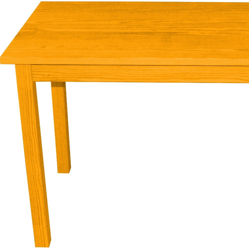 48" Raw Umber Solid Wood Dining Table