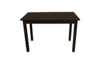 48" Raw Umber Solid Wood Dining Table