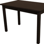 48" Raw Umber Solid Wood Dining Table