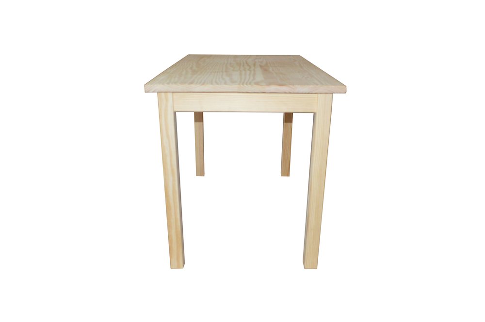 48" Raw Umber Solid Wood Dining Table