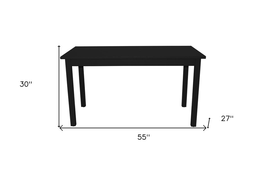 60" Raw Umber Solid Wood Dining Table