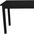 60" Raw Umber Solid Wood Dining Table