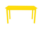 60" Raw Umber Solid Wood Dining Table