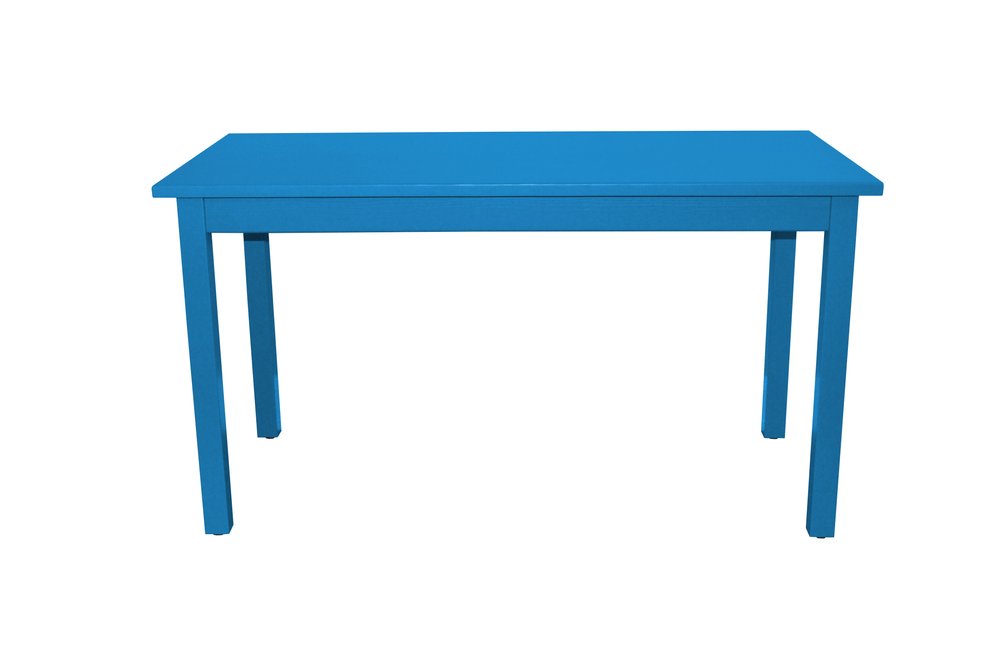 60" Raw Umber Solid Wood Dining Table