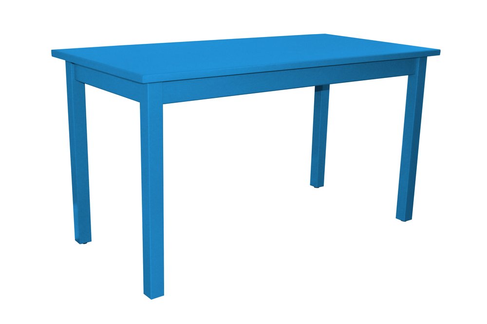 60" Raw Umber Solid Wood Dining Table
