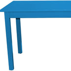 60" Raw Umber Solid Wood Dining Table