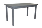 60" Raw Umber Solid Wood Dining Table