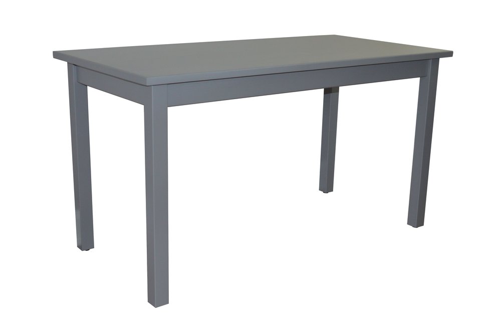 60" Raw Umber Solid Wood Dining Table